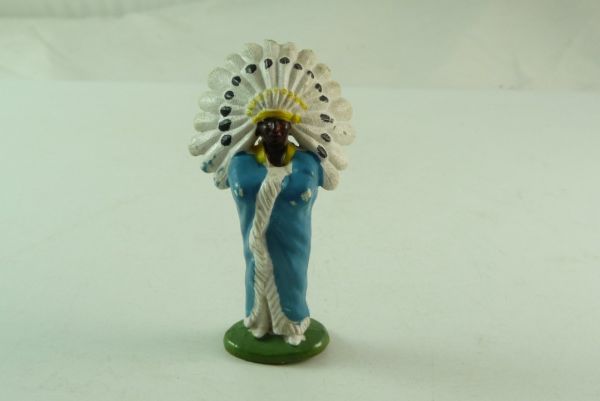 Britains Swoppets Indian Chief with cape, light-blue