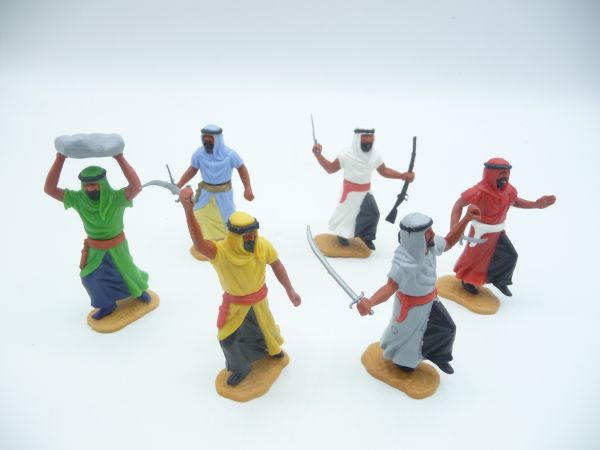 Timpo Toys Set of Arabs standing (6 figures)