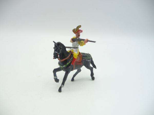 Merten 4 cm Lansquenet riding, firing rifle - early figure
