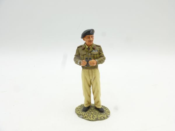 King & Country 8th Army: Soldier / Officer with field glasses