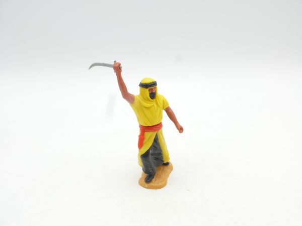 Timpo Toys Arab standing yellow with scimitar (inside black)
