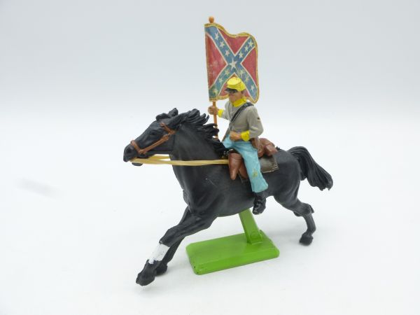 Britains Deetail Confederate Army soldier riding with flag