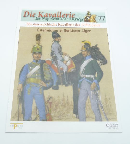 del Prado Bestimmungsheft Nr. 77 Österreichischer Berittener Jäger 1790er Jahre
