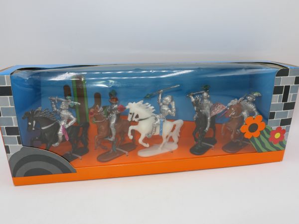W. Germany / Jean Blister box with 5 knights on horseback - orig. packaging