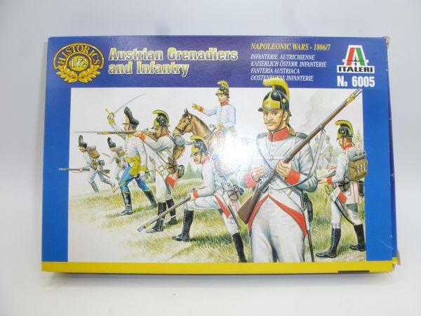 Italeri 1:72 Napoleonic Wars: Austrian Grenadiers and Infantry, Nr. 6005