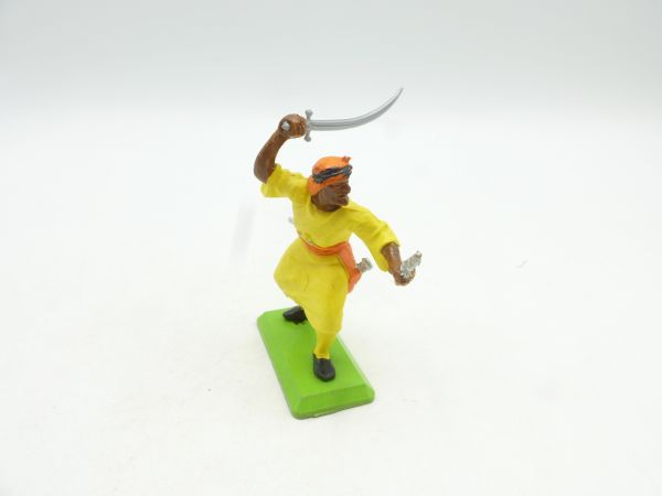 Britains Deetail Arab standing with sabre + pistol - brand new