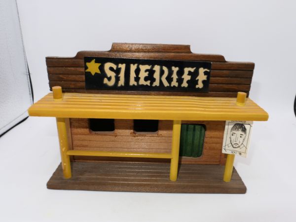 Sheriff's house - great wooden house for 5.4-7 cm figures