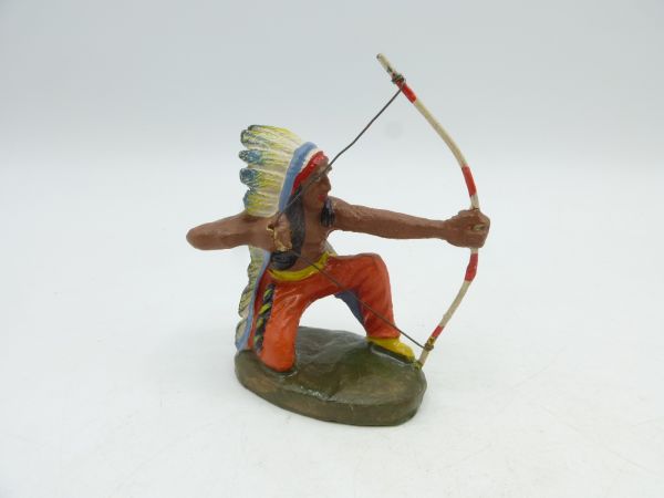 Tipple Topple Indianer kniend mit Bogen - Figur wie neu