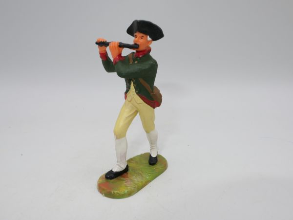 Elastolin 7 cm American Militia: Piper marching, No. 9135