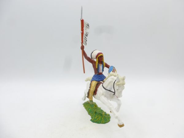 Preiser 7 cm Chief on horseback with lance, No. 6854