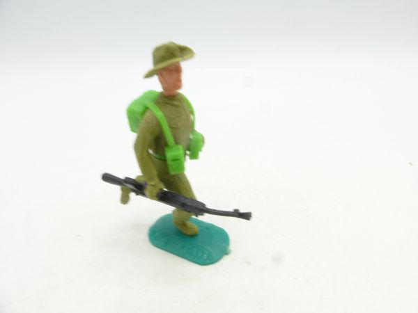 Timpo Toys Australian running with MG - hat see photo