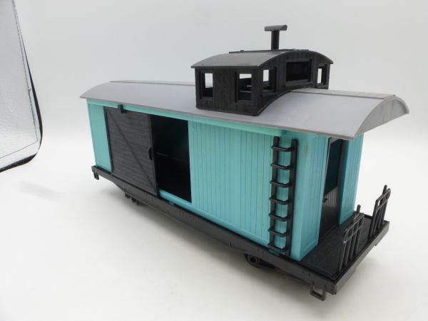 Timpo Toys Cattle wagon, turquoise