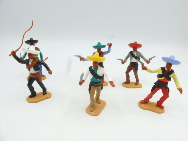 Timpo Toys Beautiful set of Mexicans (6 figures)