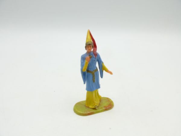 Elastolin 4 cm Burgfräulein, Nr. 8810 - schöne Figur, sehr guter Zustand