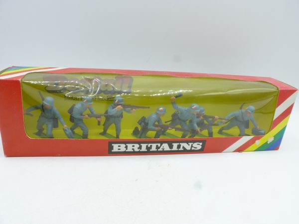 Britains Deetail German Infantry, No. 7356 - blister box with 7 figures