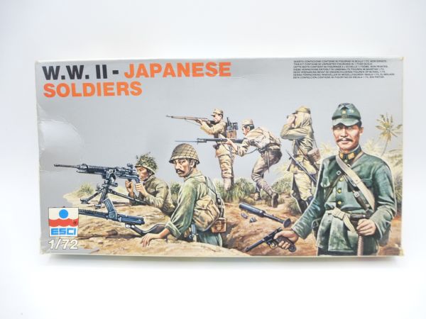 Esci 1:72 WW II Japanese Soldiers, No. 204 - orig. packaging, loose / complete