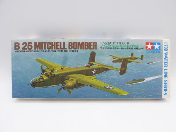 TAMIYA 1:700 Water Line Series B-25 Mitchell Bomber - OVP