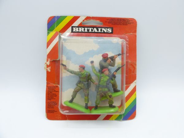 Britains 3 Soldiers Modern Army with red beret - orig. packaging