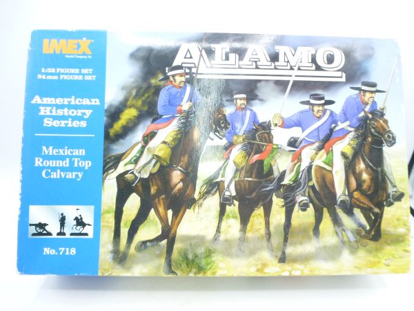 IMEX 1:32 Alamo Mexican Round Top Cavalry, No. 718 - orig. packaging, complete
