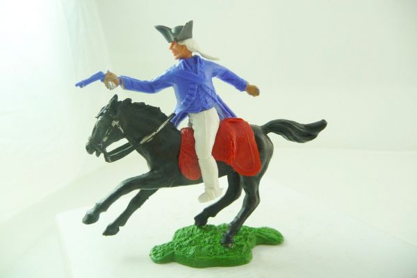 Timpo Toys Unabhängigkeitskrieg: Franzose zu Pferd, Pistole schießend