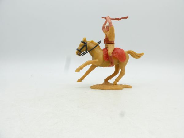 Timpo Toys Foreign legionnaire riding, lunging with rifle ambidextrously