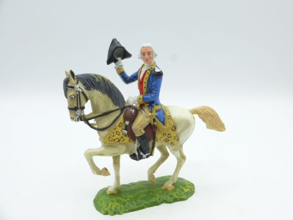 Elastolin 7 cm Regiment Specht; officer on horseback, No. 9130