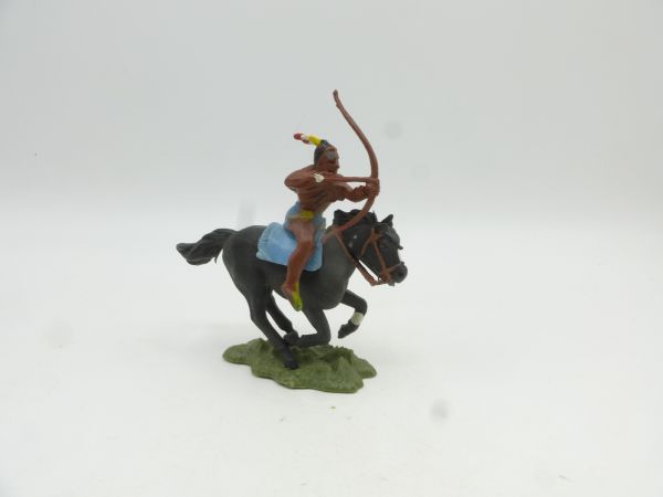 Britains Swoppets Indian riding with bow (made in HK)