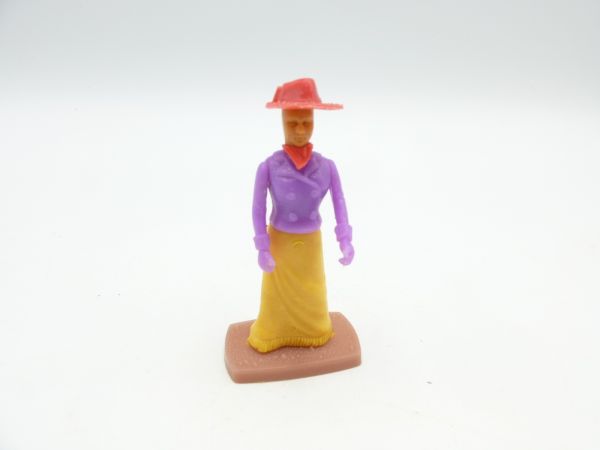 Plasty Burgess with long skirt + hat (red)