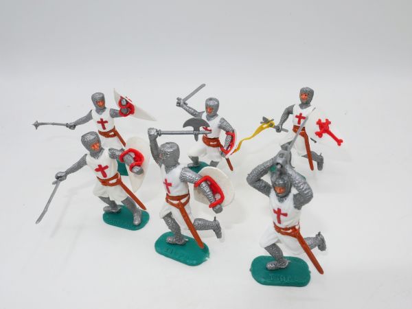 Timpo Toys Set of crusaders 1st version standing (6 figures)