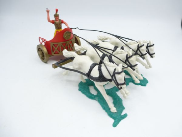 Timpo Toys Roman quadriga, red - with glue spots, see photos