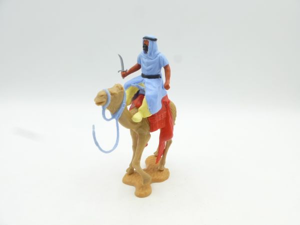 Timpo Toys Camel rider (light blue, yellow inner pants, black belt)