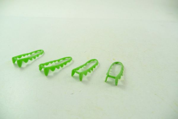 Timpo Toys 4 neon-green reins for knight's horses