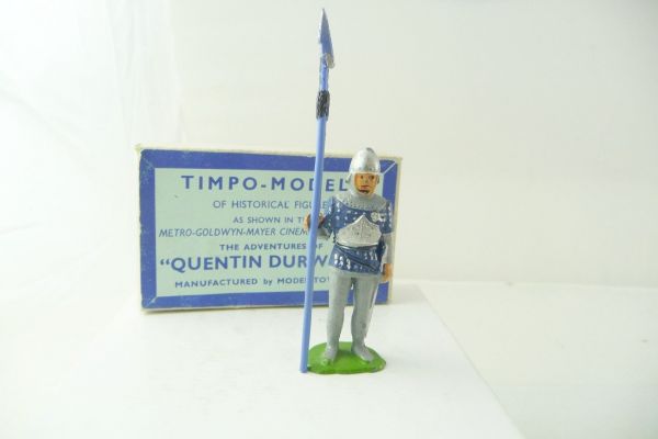Timpo Toys Guard mit originaler Lanze aus Kunststoff - OVP, tolle Bemalung