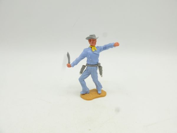 Timpo Toys Cowboy 3. Version stehend mit Messer