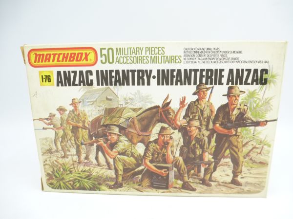 Matchbox 1:76 Anzac Infantry, No., P 5008 - orig. packaging, loose, complete