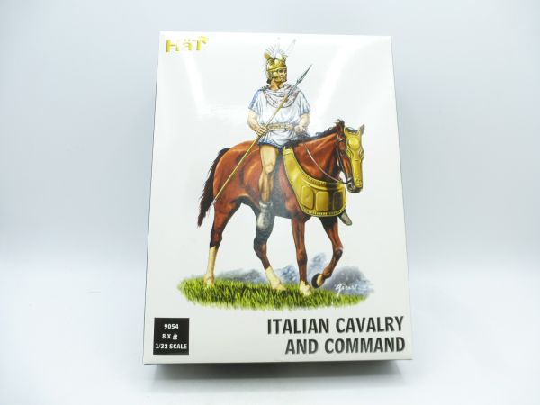HäT 1:32 Italian Cavalry and Command, No. 9054 - orig. packaging, on cast