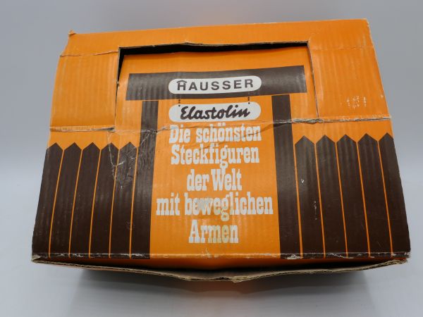 Elastolin 5,4 cm Schüttbox / Händlerkarton mit 13 nagelneuen Marterpfählen