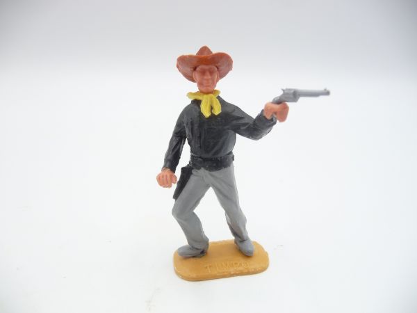 Timpo Toys Cowboy 2. Version stehend, Pistole schießend - ladenneu