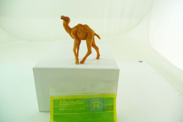 Elastolin Weichplastik Young camel in original bag - nice painting