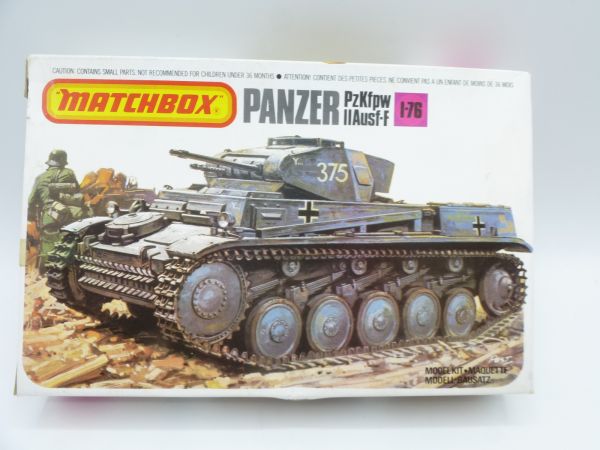 Matchbox Panzer PzKf pw II Ausf. F, Nr. PK-81 - OVP, Teile am Guss