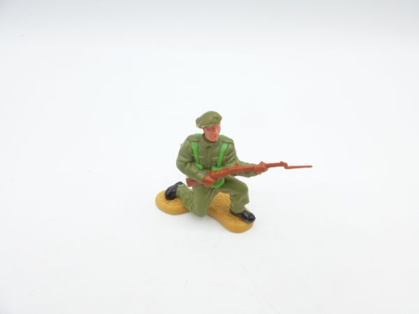 Timpo Toys Englischer Soldat mit seltenem original olivgrünen Barett