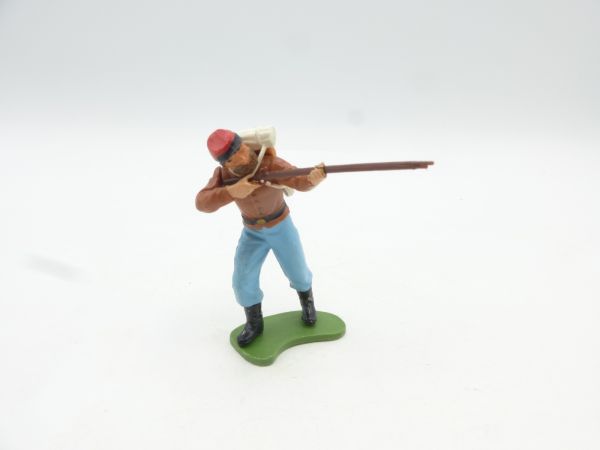 Britains Swoppets Butternut soldier standing firing - extremely rare