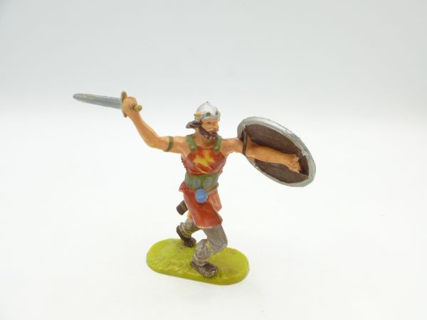 Elastolin 7 cm Viking attacking with sword, no. 8505, painting 2