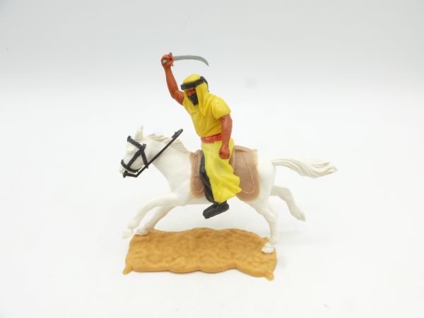 Timpo Toys Araber, gelb, reitend mit Säbel