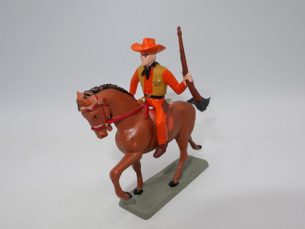 Starlux Cowboy / Sheriff riding, rifle sideways