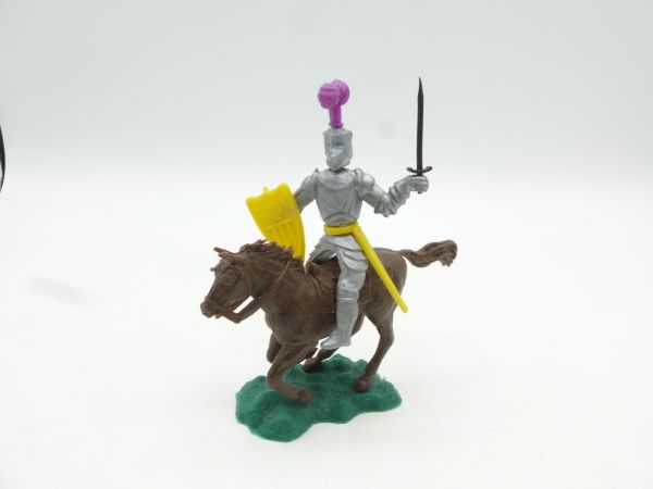 Crescent Knight riding with sword + shield