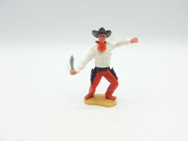 Timpo Toys Cowboy 2nd version standing with knife