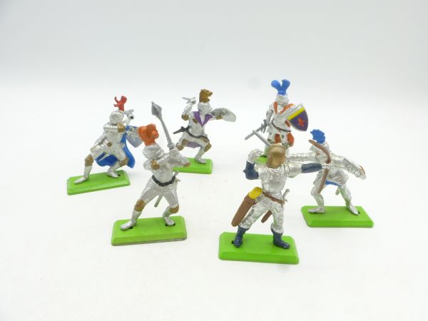 Britains Deetail Set of knights 2nd version (6 figures)
