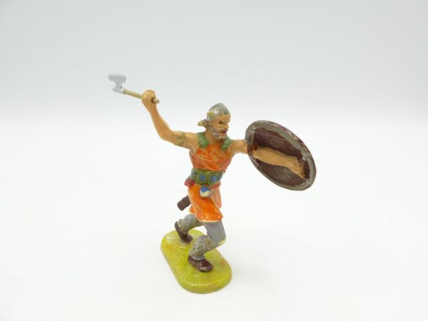 Elastolin 7 cm Viking attacking with axe, no. 8505, painting 2