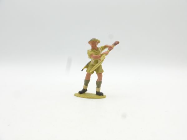 Timpo Toys 8th Army, soldier thrusting with bayonet